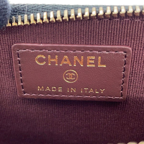 シャネル コインケース マトラッセ ココマーク キャビアスキン AP4893 CHANEL 財布 黒
