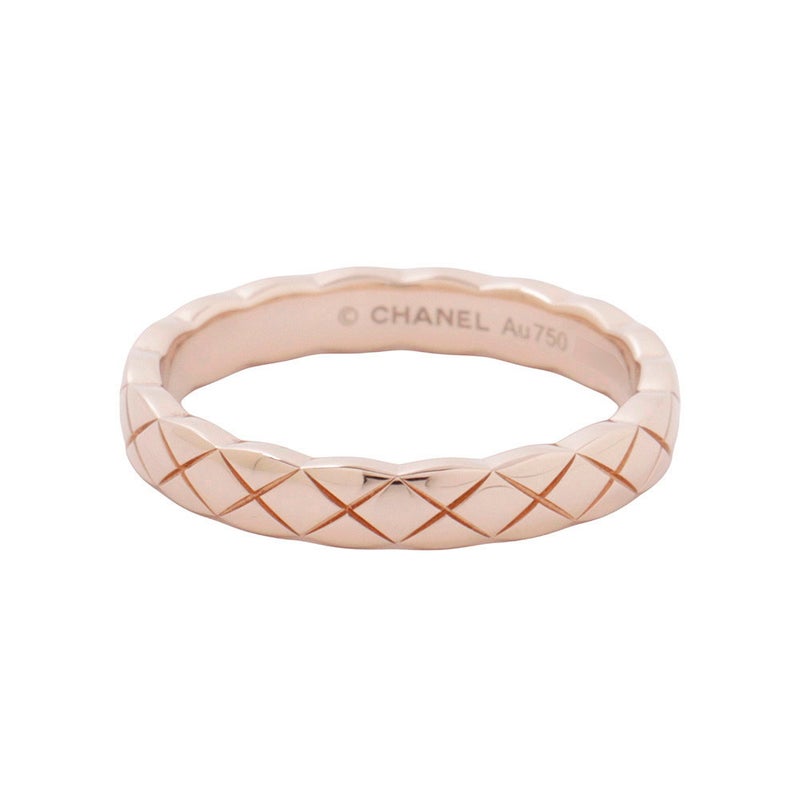 シャネル リング ココクラッシュ コレクション ミニモデル K18PGピンクゴールド リングサイズ53 J11785 CHANEL 指輪
