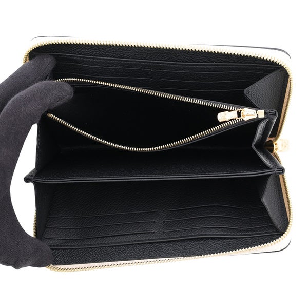 ルイヴィトン 長財布 モノグラム・アンプラント ブロデリー ジッピー・ウォレット M81141 LOUIS VUITTON 財布