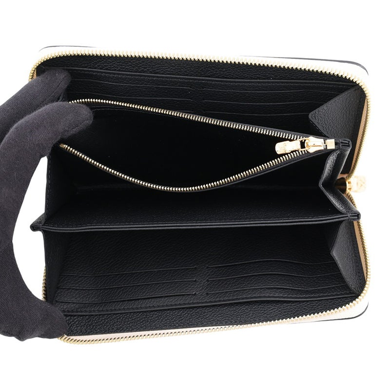 ルイヴィトン 長財布 モノグラム・アンプラント ブロデリー ジッピー・ウォレット M81141 LOUIS VUITTON 財布