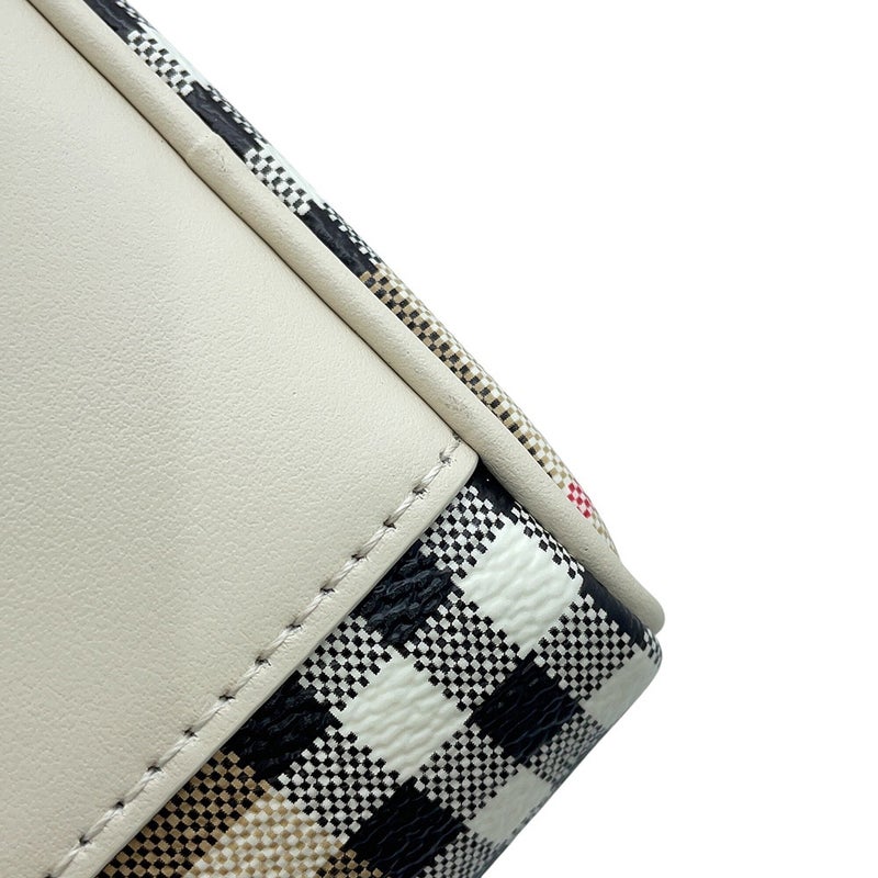 バーバリー ハンドバッグ ミニ チェック ボウリングバッグ PVC/カーフレザー 81251071 BURBERRY 2way