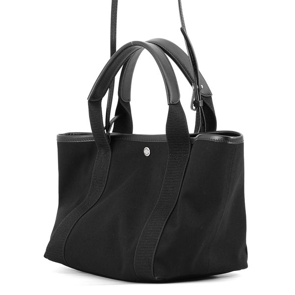 バレンシアガ ハンドバッグ ビアリッツ トートバッグ スモール キャンバス レザー 834501 BALENCIAGA 2way 黒