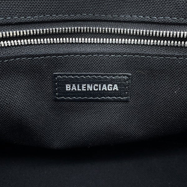 バレンシアガ ハンドバッグ ビアリッツ トートバッグ スモール キャンバス レザー 834501 BALENCIAGA 2way 黒