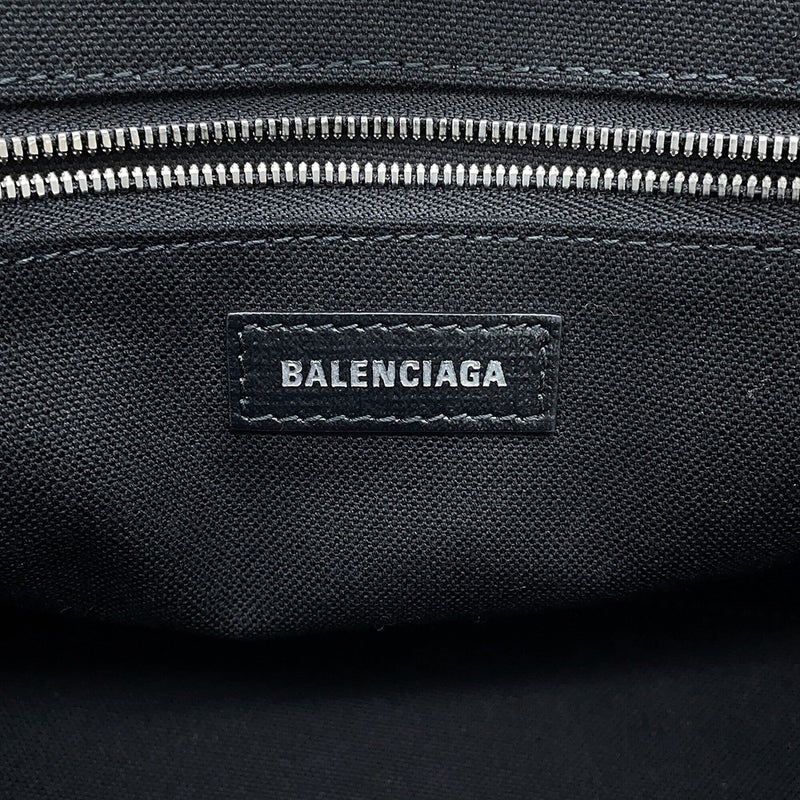 バレンシアガ ハンドバッグ ビアリッツ トートバッグ スモール キャンバス レザー 834501 BALENCIAGA 2way 黒