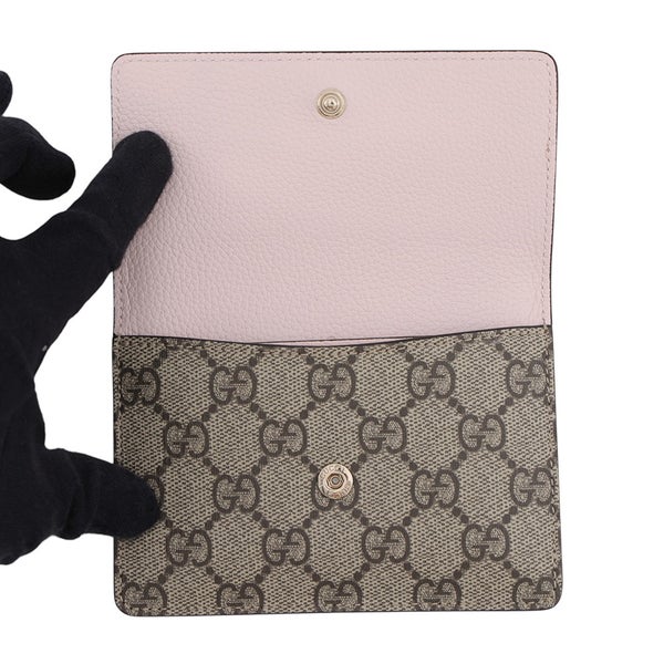グッチ ポーチ ダブルG ウォレット GGスプリーム レザー 855488 GUCCI カードケース