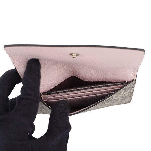 グッチ ポーチ ダブルG ウォレット GGスプリーム レザー 855488 GUCCI カードケース