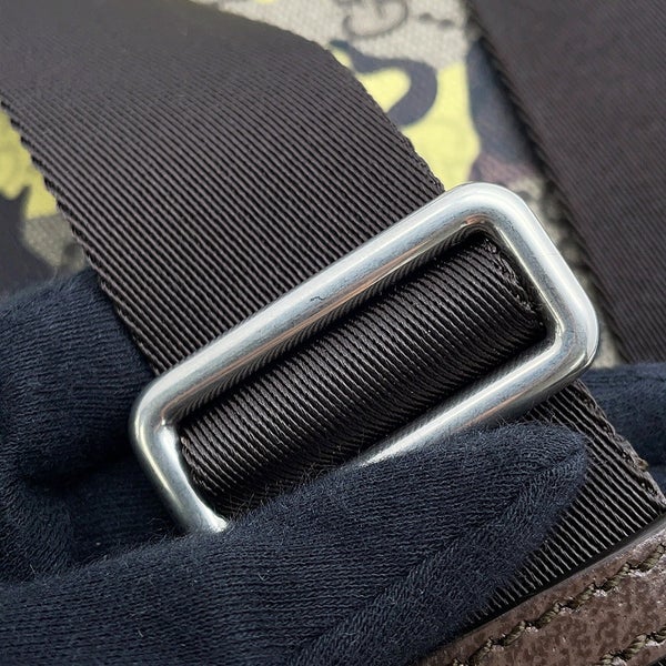 グッチ ボディバッグ カモフラージュ GGスプリーム 752597 GUCCI バッグ ウエストバッグ