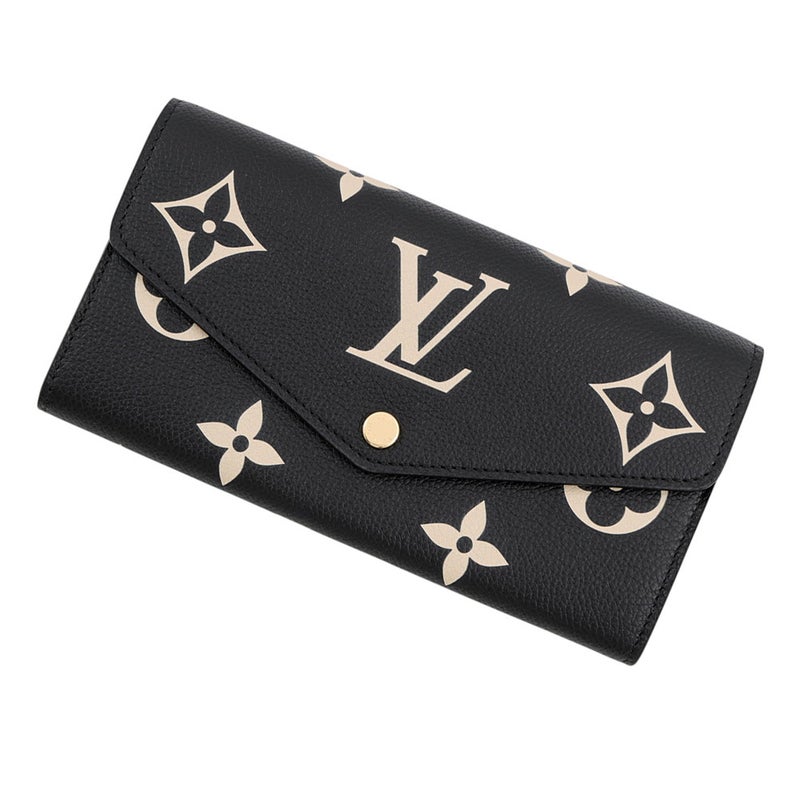 ルイヴィトン 長財布 モノグラム・アンプラント ポルトフォイユ・サラ M80496 LOUIS VUITTON ヴィトン 財布 ブラック 黒