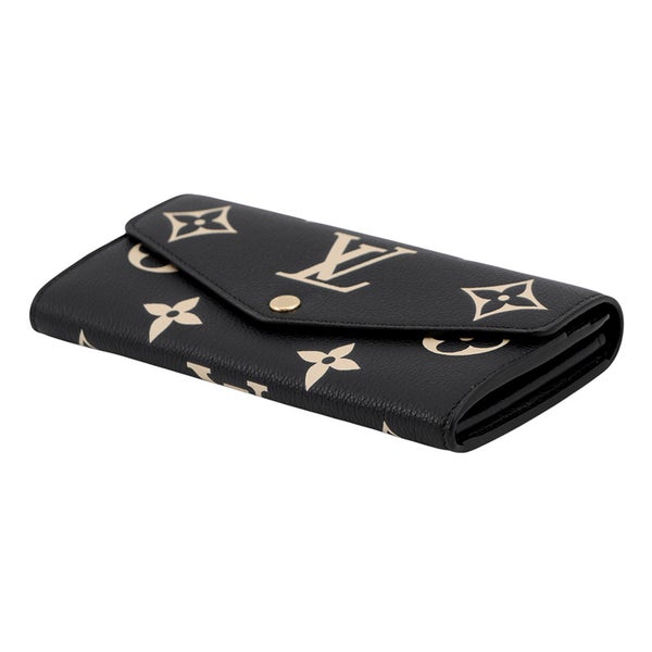 ルイヴィトン 長財布 モノグラム・アンプラント ポルトフォイユ・サラ M80496 LOUIS VUITTON ヴィトン 財布 ブラック 黒