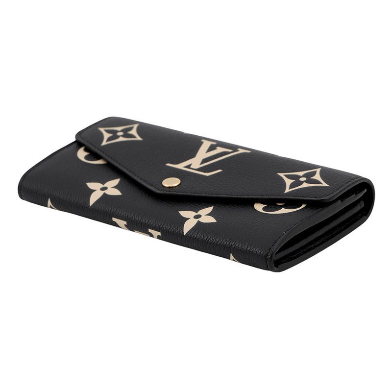 ルイヴィトン 長財布 モノグラム・アンプラント ポルトフォイユ・サラ M80496 LOUIS VUITTON ヴィトン 財布 ブラック 黒