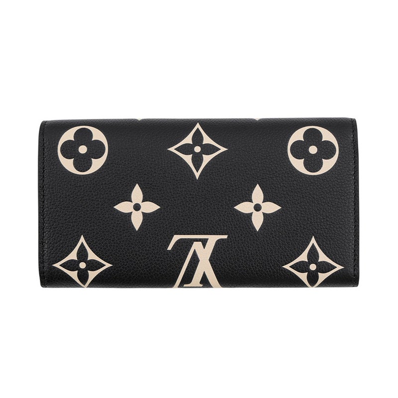 ルイヴィトン 長財布 モノグラム・アンプラント ポルトフォイユ・サラ M80496 LOUIS VUITTON ヴィトン 財布 ブラック 黒