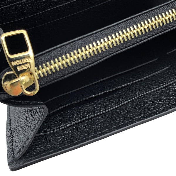 ルイヴィトン 長財布 モノグラム・アンプラント ポルトフォイユ・サラ M80496 LOUIS VUITTON ヴィトン 財布 ブラック 黒