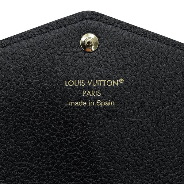 ルイヴィトン 長財布 モノグラム・アンプラント ポルトフォイユ・サラ M80496 LOUIS VUITTON ヴィトン 財布 ブラック 黒