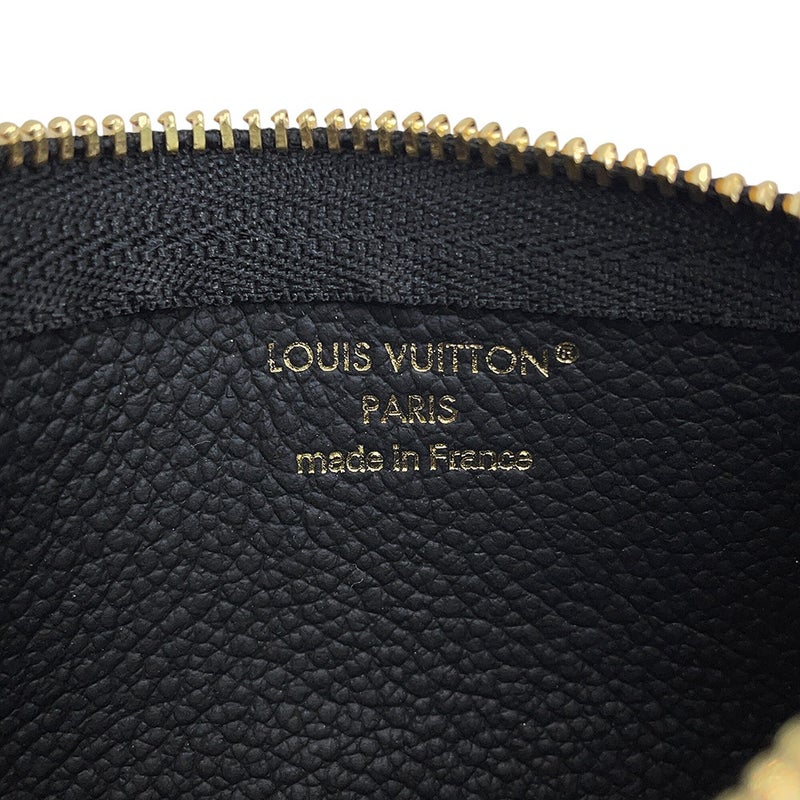 ルイヴィトン コインケース モノグラム・アンプラント ポシェット・クレ M28790 LOUIS VUITTON ヴィトン 小銭入れ ブラック 黒