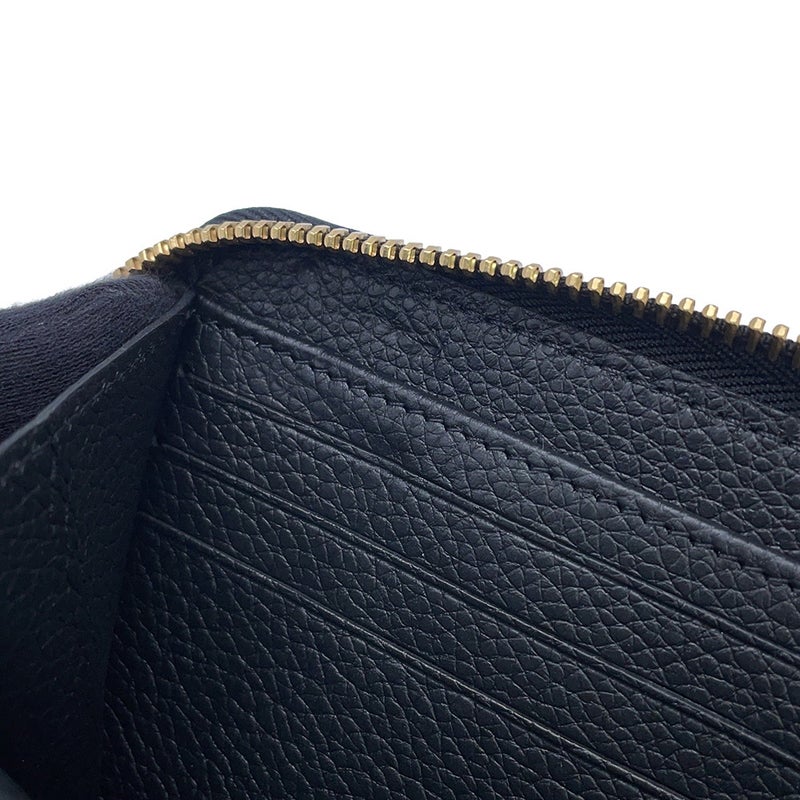 ルイヴィトン 財布 バイカラー モノグラム・アンプラント ジッピー・ウォレット M28794 LOUIS VUITTON 長財布 黒