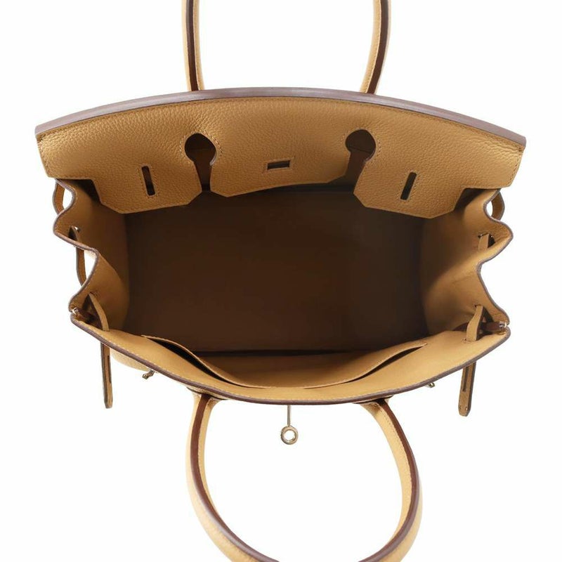 エルメス バーキン30 ビスキュイ/シルバー金具 トゴ Z刻印 HERMES Birkin ハンドバッグ