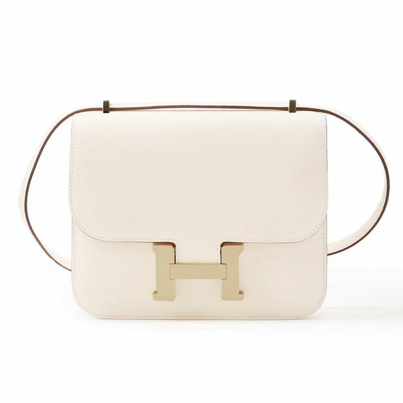 エルメス ミニ コンスタンス3 ミロワール ナタ/シャンパンゴールド金具 ヴォーエプソン B刻印