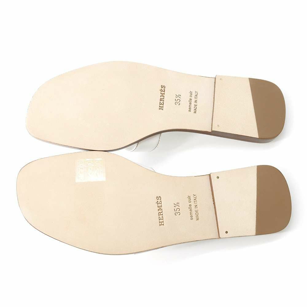 エルメス サンダル オラン レザー レディースサイズ35 1/2 HERMES 靴