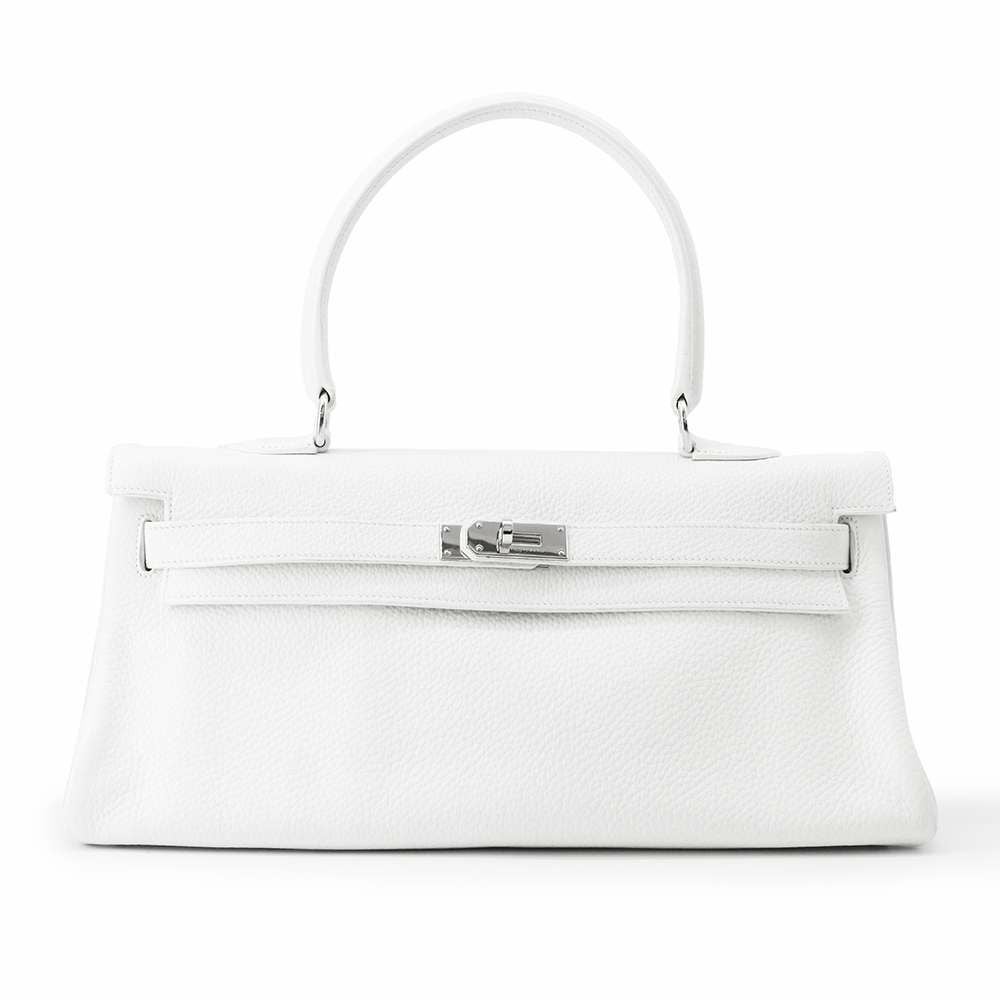 エルメス ショルダーバッグ ショルダーケリー 内縫い ホワイト