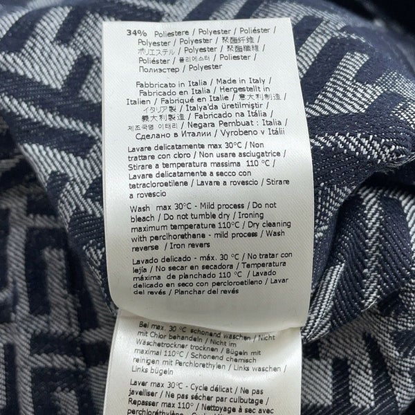 フェンディ パンツ エンブロイダリーFFロゴ バミューダショートパンツ メンズサイズ35 FLP307 AMZ3 FENDI