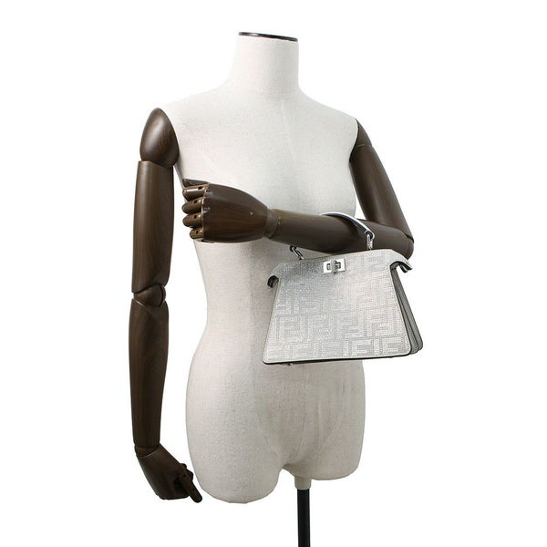 フェンディ ハンドバッグ ピーカブーアイシーユー クリスタルFF プチ 8BN335 FENDI 2wayショルダーバッグ ファミリーセール品