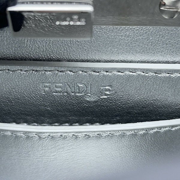 フェンディ ハンドバッグ ピーカブーアイシーユー クリスタルFF プチ 8BN335 FENDI 2wayショルダーバッグ ファミリーセール品