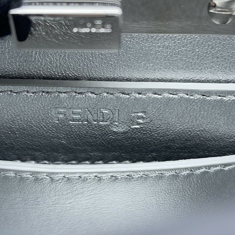 フェンディ ハンドバッグ ピーカブーアイシーユー クリスタルFF プチ 8BN335 FENDI 2wayショルダーバッグ ファミリーセール品