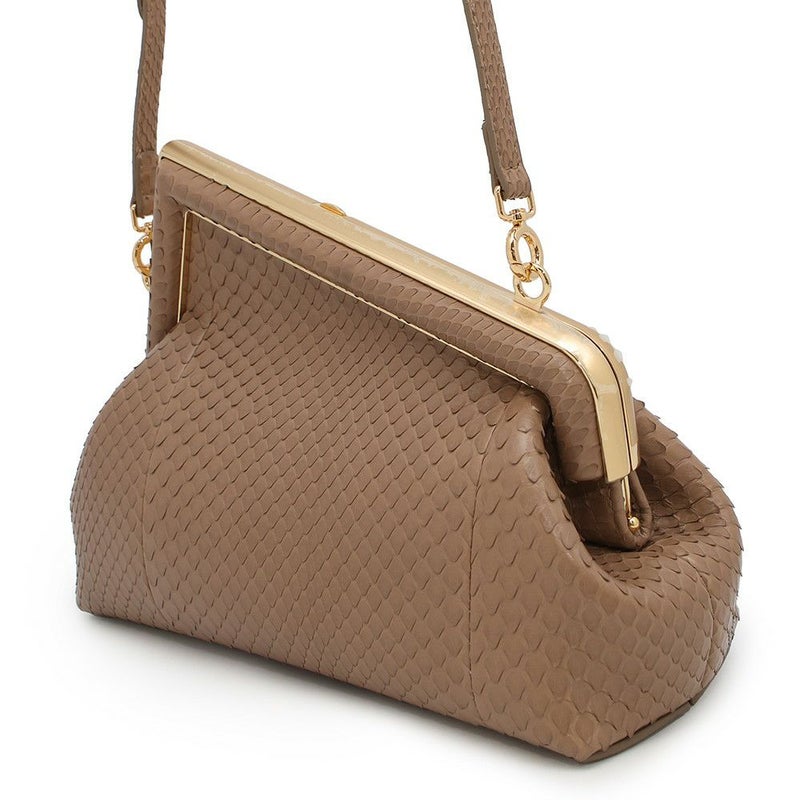 フェンディ ショルダーバッグ ファースト スモール パイソン 8BP129 FENDI 2way クラッチバッグ