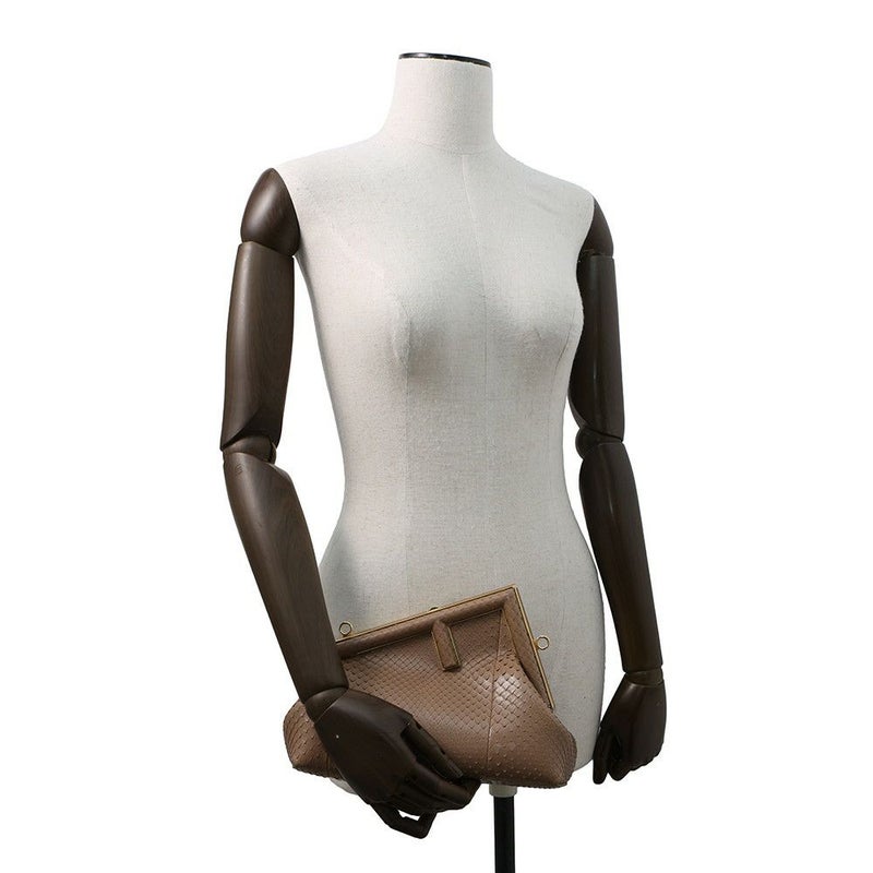 フェンディ ショルダーバッグ ファースト スモール パイソン 8BP129 FENDI 2way クラッチバッグ