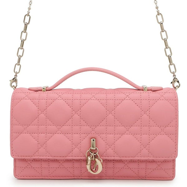 クリスチャン・ディオール チェーンショルダーバッグ My Dior ミニバッグ カナージュ ラムスキン S0980ONMJ セール品