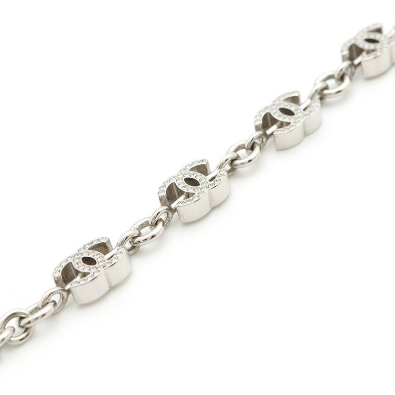 シャネル ネックレス ココマーク 5P ラインストーン メタル ABE836 CHANEL アクセサリー チョーカー
