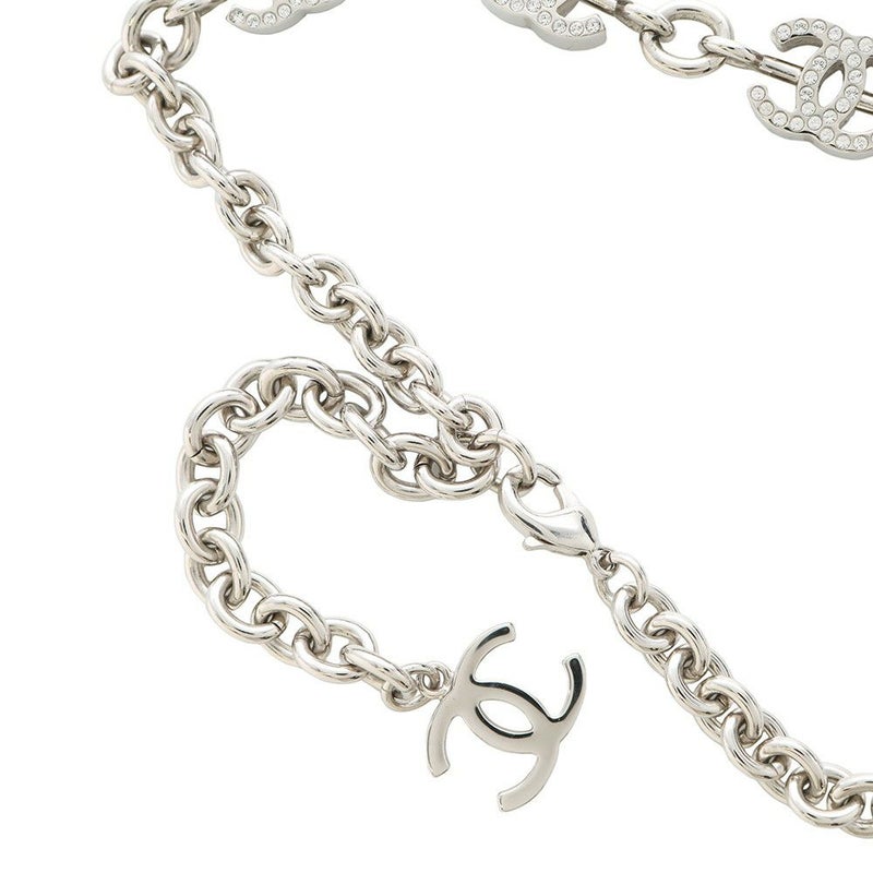 シャネル ネックレス ココマーク 5P ラインストーン メタル ABE836 CHANEL アクセサリー チョーカー