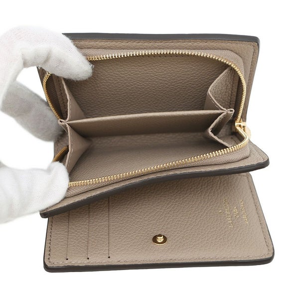 ルイヴィトン 二つ折り財布 モノグラム・アンプラント ポルトフォイユ・クレア M82370 LOUIS VUITTON グレージュ