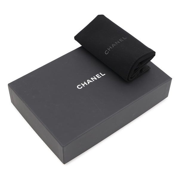 シャネル チェーンウォレット クラシック マトラッセ ココマーク ラムスキン AP0250 CHANEL 財布 ブラック 黒