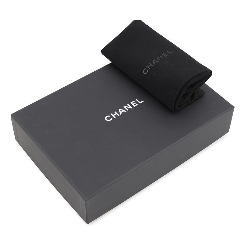 シャネル チェーンウォレット クラシック マトラッセ ココマーク ラムスキン AP0250 CHANEL 財布 ブラック 黒