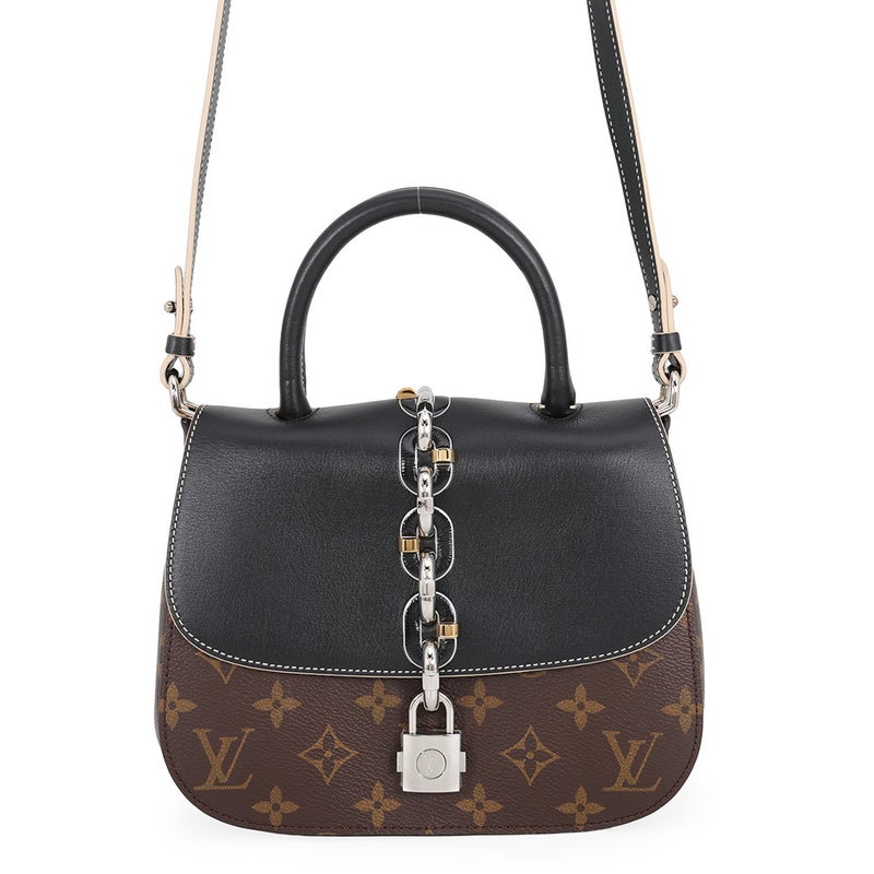 ルイヴィトン ハンドバッグ モノグラム チェーン・イットPM M44115 LOUIS VUITTON 2way 黒 ブラック