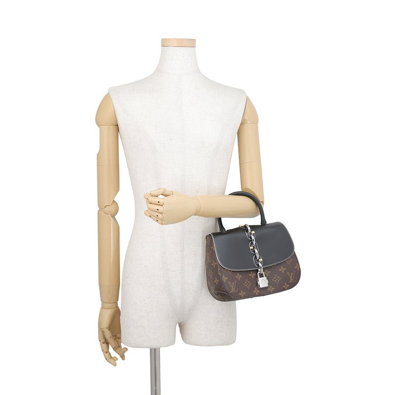 ルイヴィトン ハンドバッグ モノグラム チェーン・イットPM M44115 LOUIS VUITTON 2way 黒 ブラック