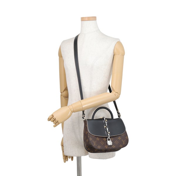 ルイヴィトン ハンドバッグ モノグラム チェーン・イットPM M44115 LOUIS VUITTON 2way 黒 ブラック