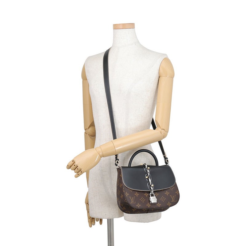 ルイヴィトン ハンドバッグ モノグラム チェーン・イットPM M44115 LOUIS VUITTON 2way 黒 ブラック
