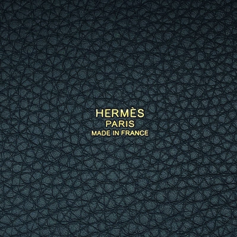 エルメス ハンドバッグ ピコタンロックPM グリミスティ/シャンパンゴールド金具 トリヨンクレマンス G刻印 HERMES トートバッグ