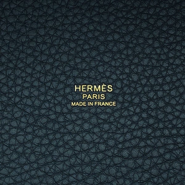 エルメス ハンドバッグ ピコタンロックPM グリミスティ/シャンパンゴールド金具 トリヨンクレマンス G刻印 HERMES トートバッグ