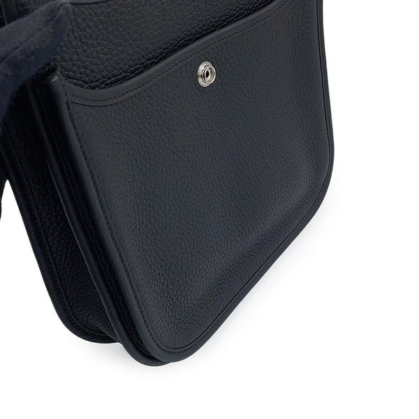 エルメス ショルダーバッグ エブリン3 23 ブラック/シルバー金具 トリヨンクレマンス G刻印 HERMES 黒
