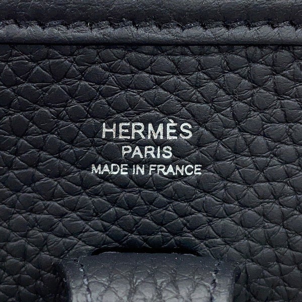 エルメス ショルダーバッグ エブリン3 23 ブラック/シルバー金具 トリヨンクレマンス G刻印 HERMES 黒