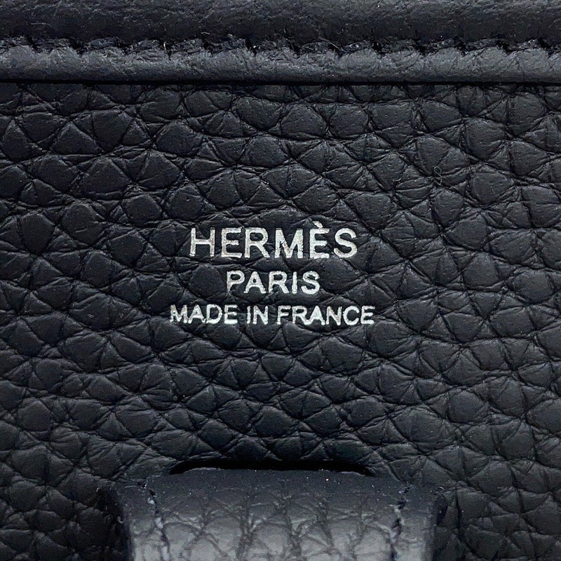 エルメス ショルダーバッグ エブリン3 23 ブラック/シルバー金具 トリヨンクレマンス G刻印 HERMES 黒