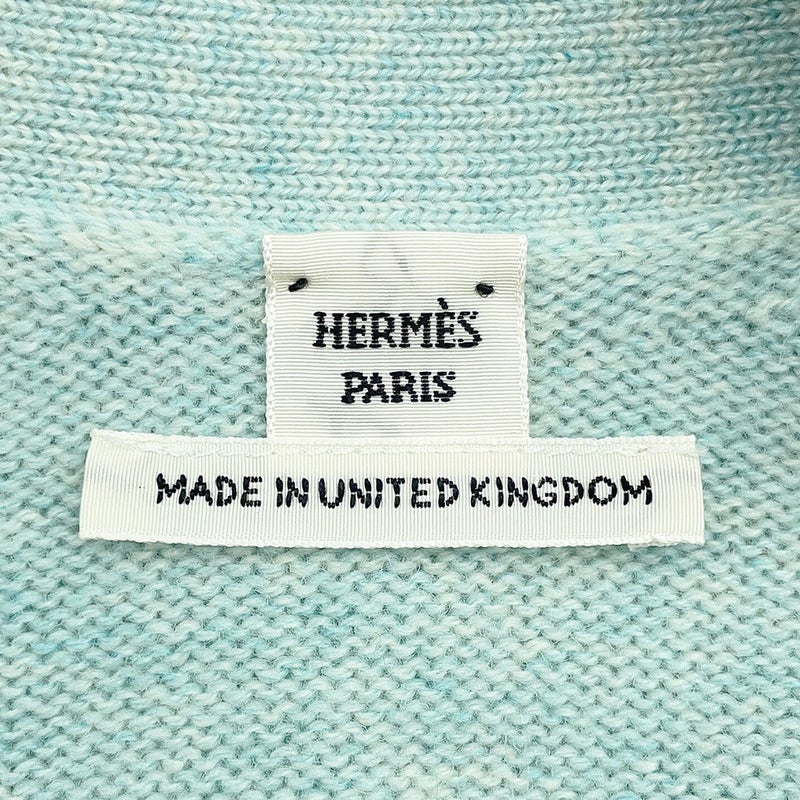 エルメス カーディガン セリエボタン ロングカーディガン カシミヤ レディースサイズ36 HERMES トップス ニット