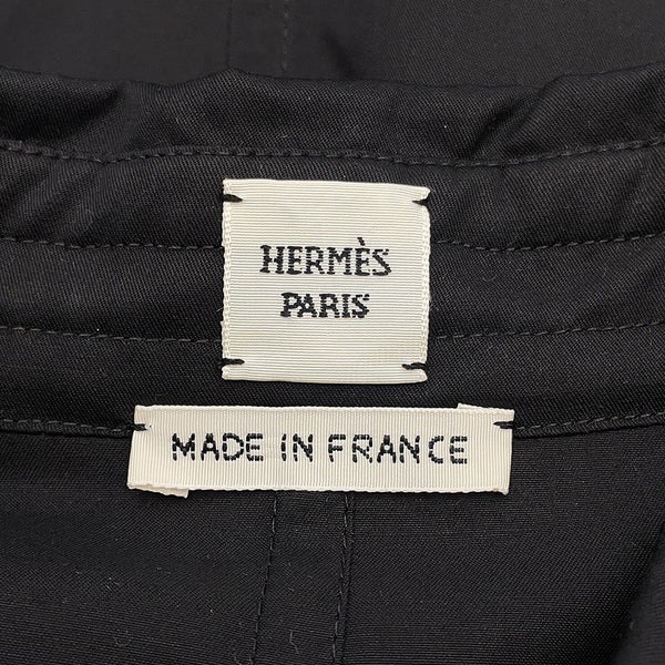 エルメス ワンピース ロングフレア ゴムドレス サイズ42 HERMES アパレル 黒