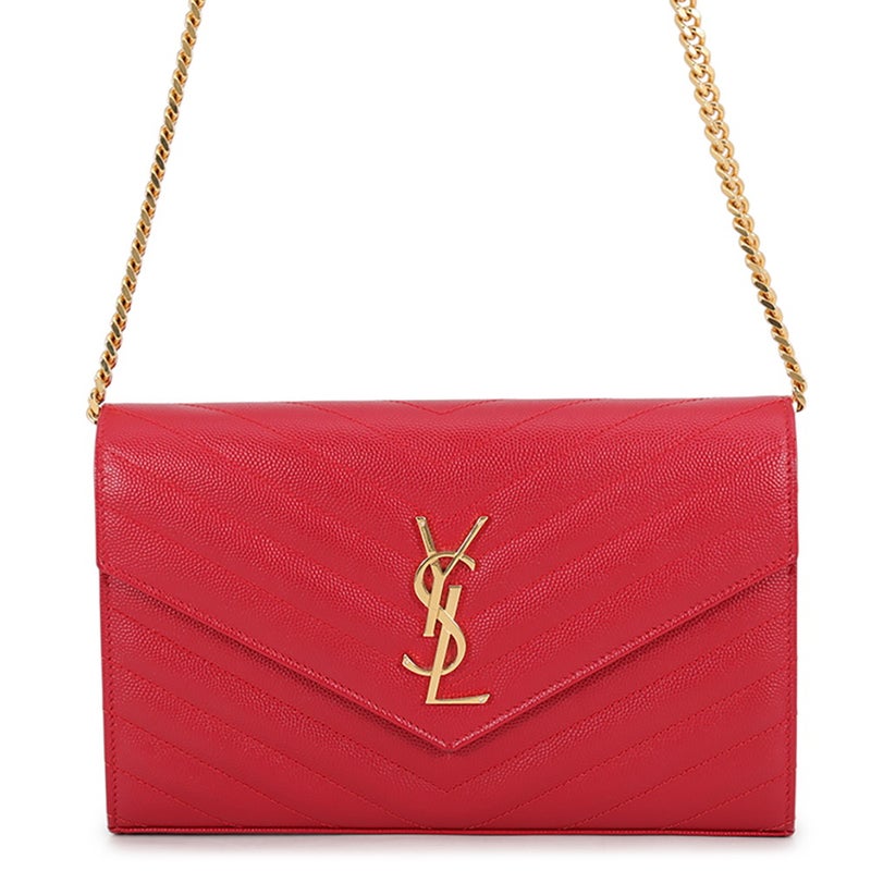 サンローランパリ チェーンウォレット カサンドラ クラシック 377828 SAINT LAURENT PARIS 財布 YSL