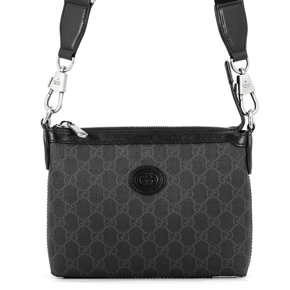 GUCCI ショルダーバッグ GGスプリーム インターロッキング オールドグッチ グッチ ショルダーバッグ インターロッキングG GGスプリーム レザー