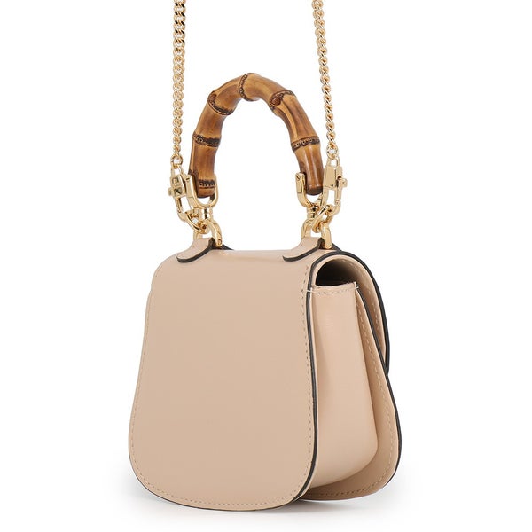 グッチ ハンドバッグ バンブー 1947 ナノ レザー 760246 GUCCI ２wayショルダー