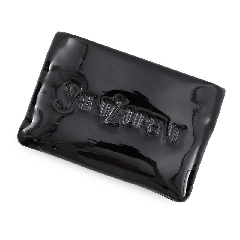 サンローランパリ コインケース パフィー パテント ロゴ 777889 SAINT LAURENT PARIS 財布 黒